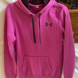 Under Armour Pink Hoodie with Black Accents